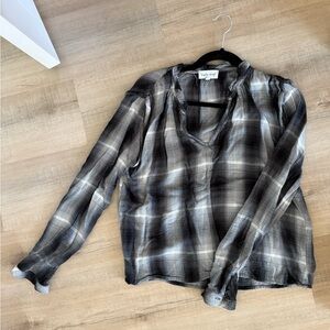 Plaid Long Sleeve Women's Top (NWOT)